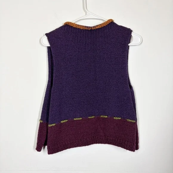 VTG Susan Otterson Knit Vest Size Small - Picture 2 of 10